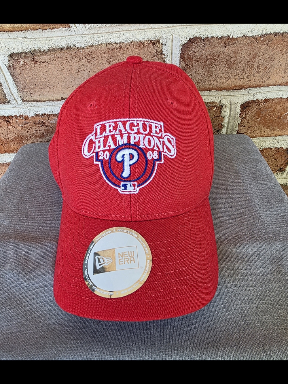 New Era Red 'League Champions' 2008 Phillies Cap